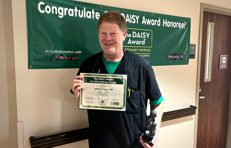 Jeffery Terry, RN, DAISY Award Recipient