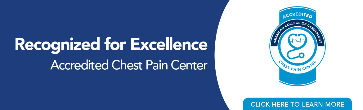 The American College of Cardiology has recognized Jackson Purchase Medical Center for its continual, demonstrated expertise and commitment in treating patients with chest pain.