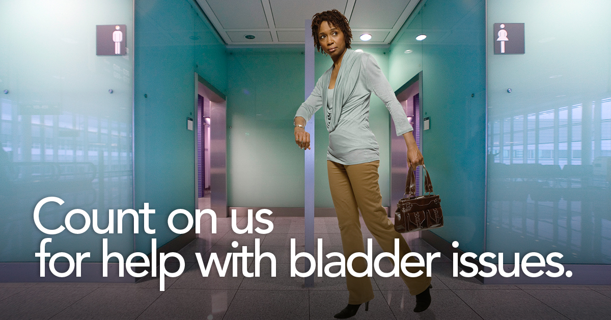 Count on us for help with bladder issues.